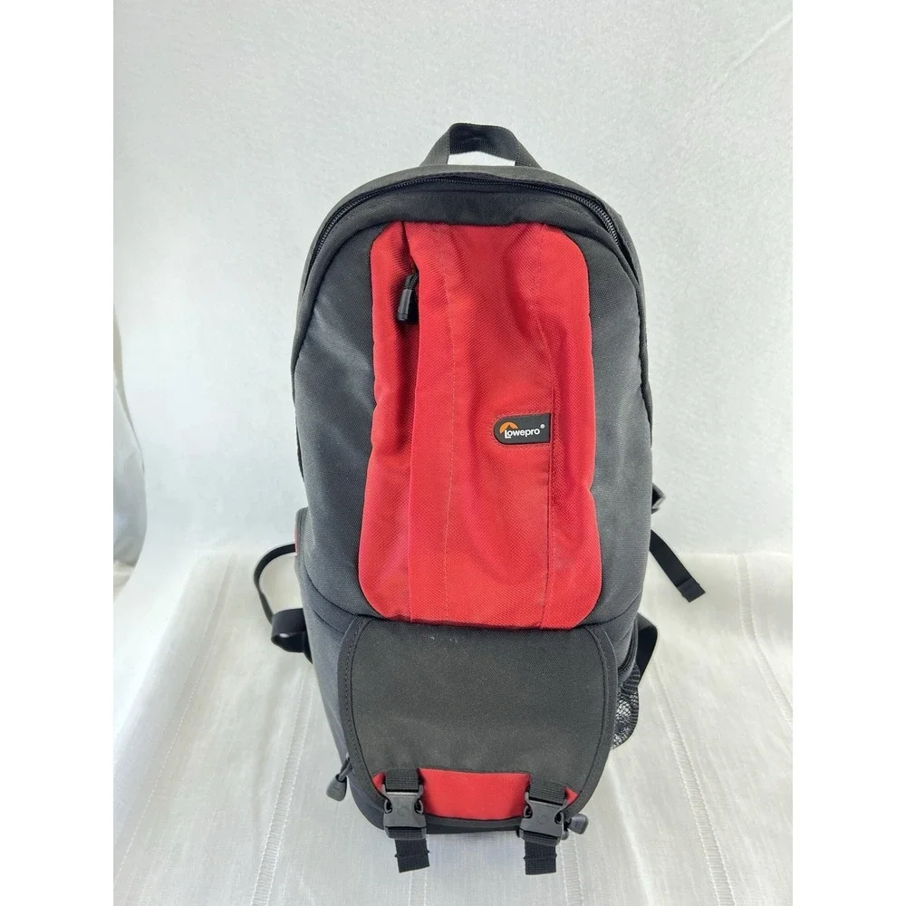 Lowepro Fastpack 100 Camera Backpack Padded DSLR Bag Red Black